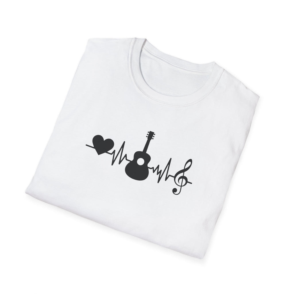 Heartbeat Guitar Music T-Shirt
