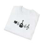 Heartbeat Guitar Music T-Shirt