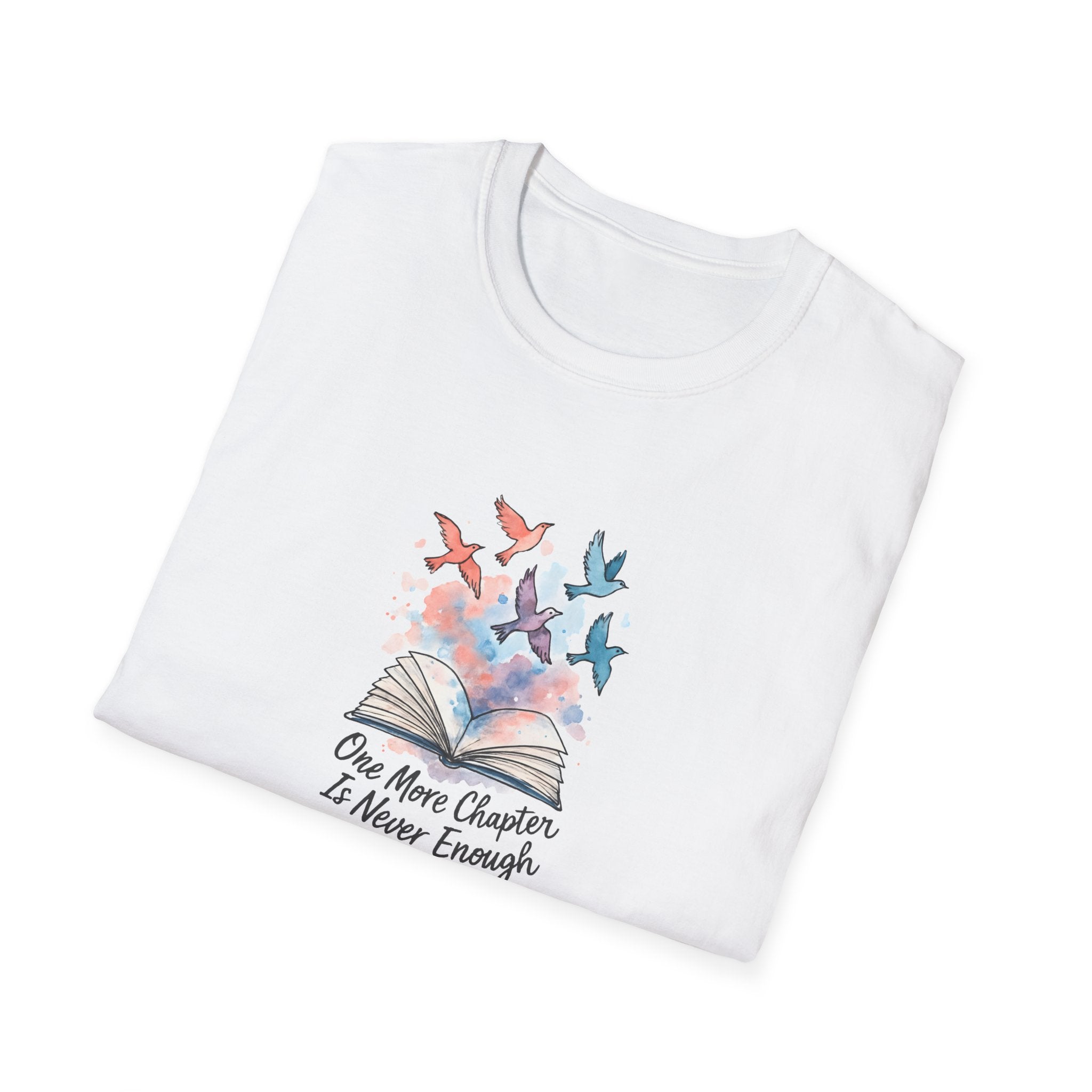 Open Book and Birds T-Shirt