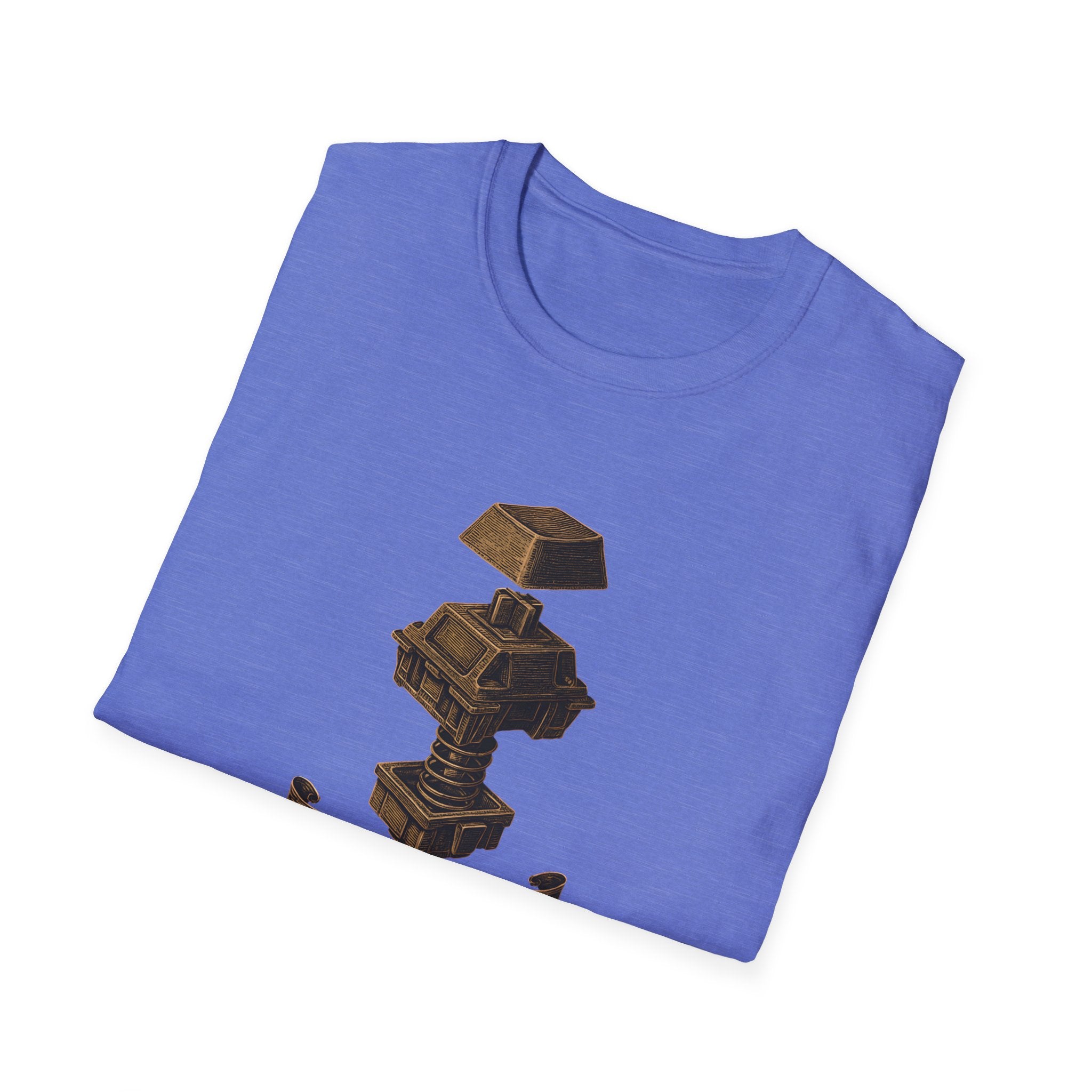 Spring-loaded mechanical sculpture T-Shirt