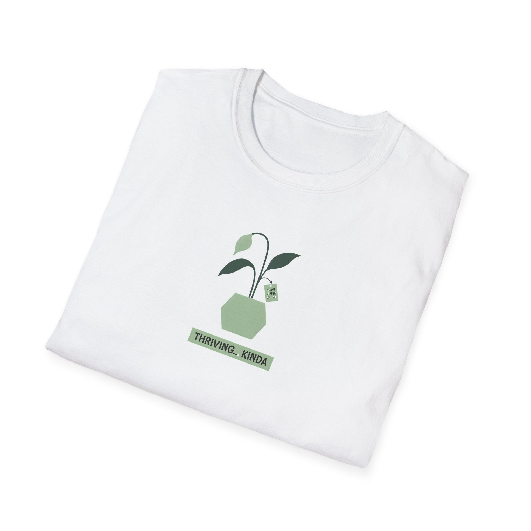 Thriving Plant Illustration T-Shirt
