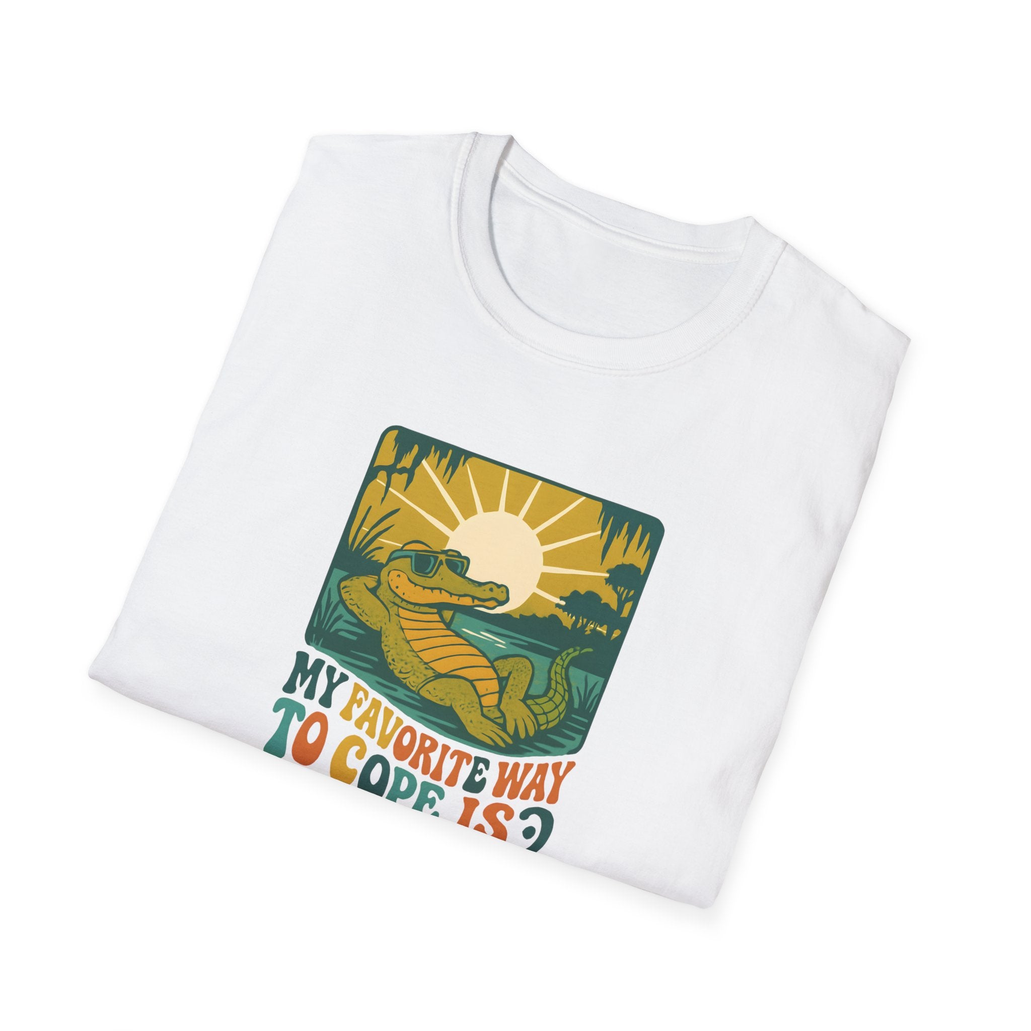 Alligator lounging in swamp T-Shirt