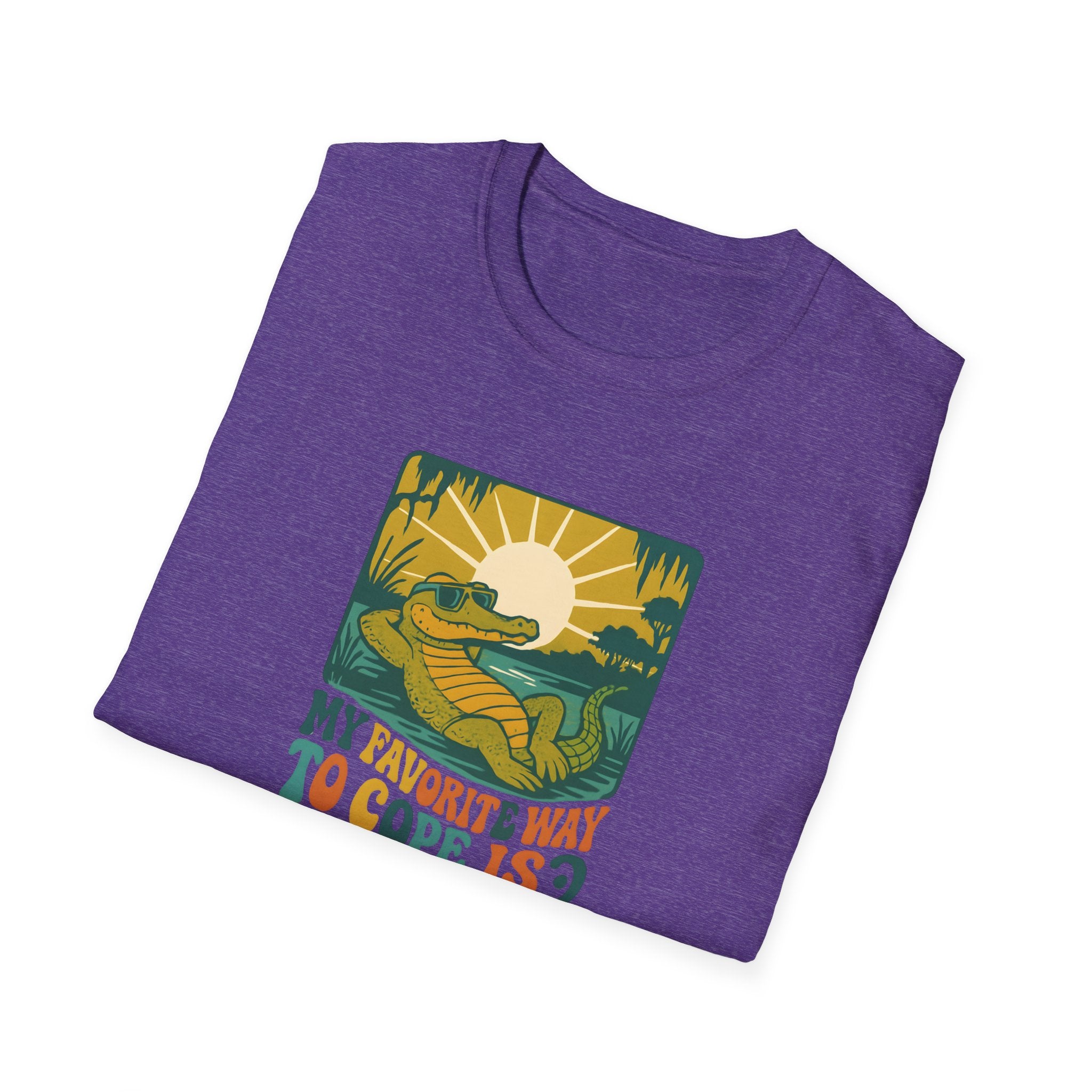 Alligator lounging in swamp T-Shirt