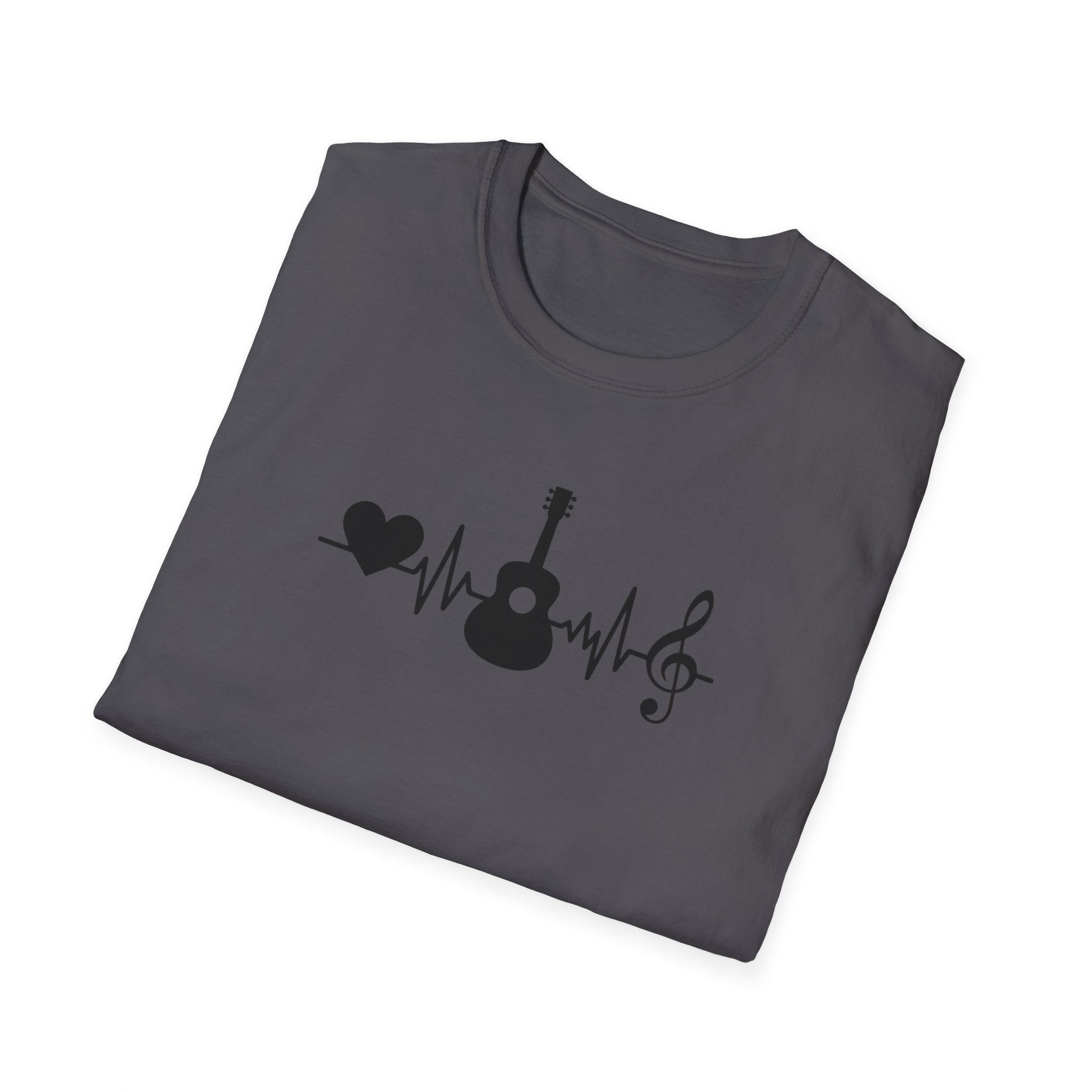 Heartbeat Guitar Music T-Shirt