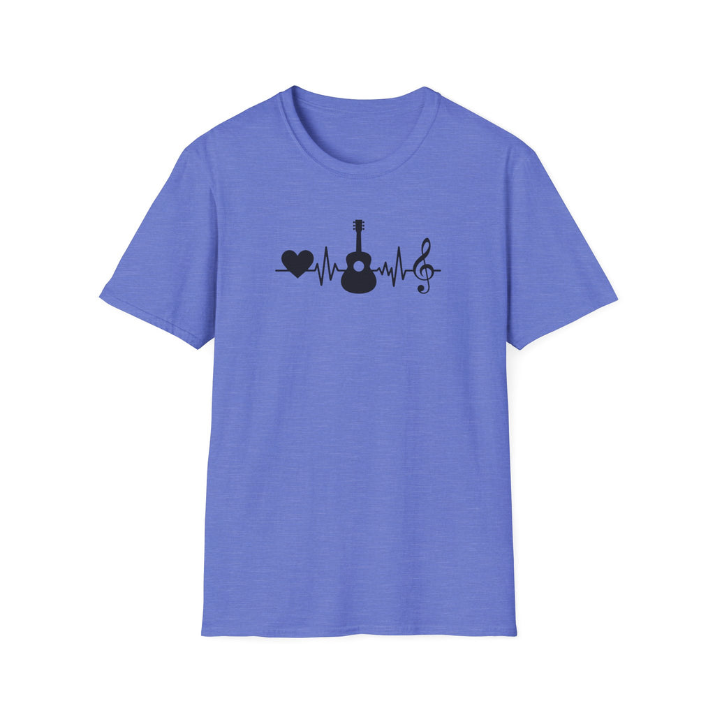 Heartbeat Guitar Music T-Shirt