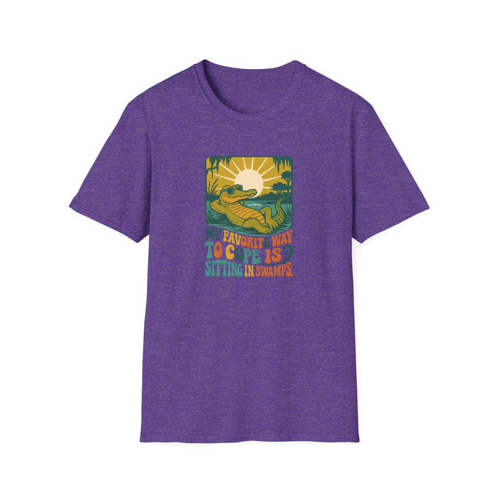 Alligator lounging in swamp T-Shirt