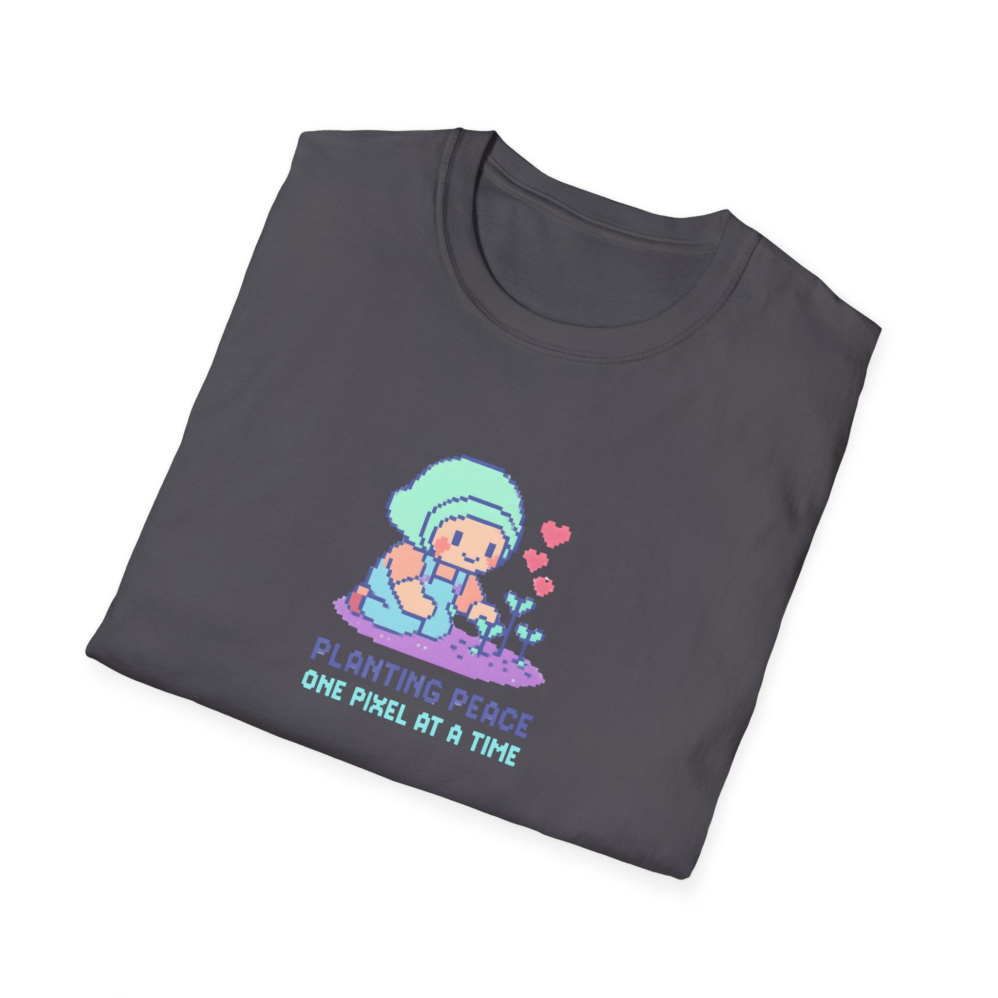 Planting Peace Pixel Art T-Shirt