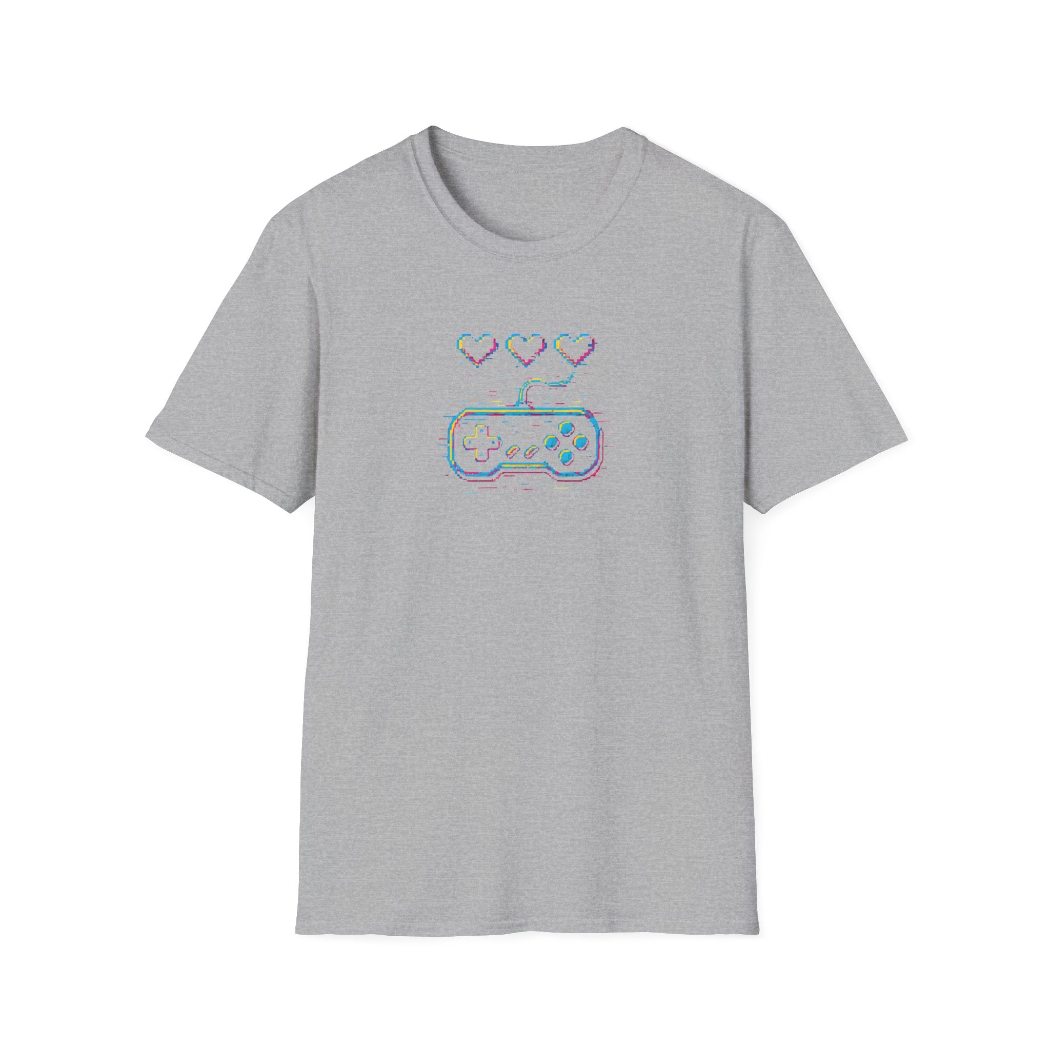 Three Hearts Gaming Controller T-Shirt