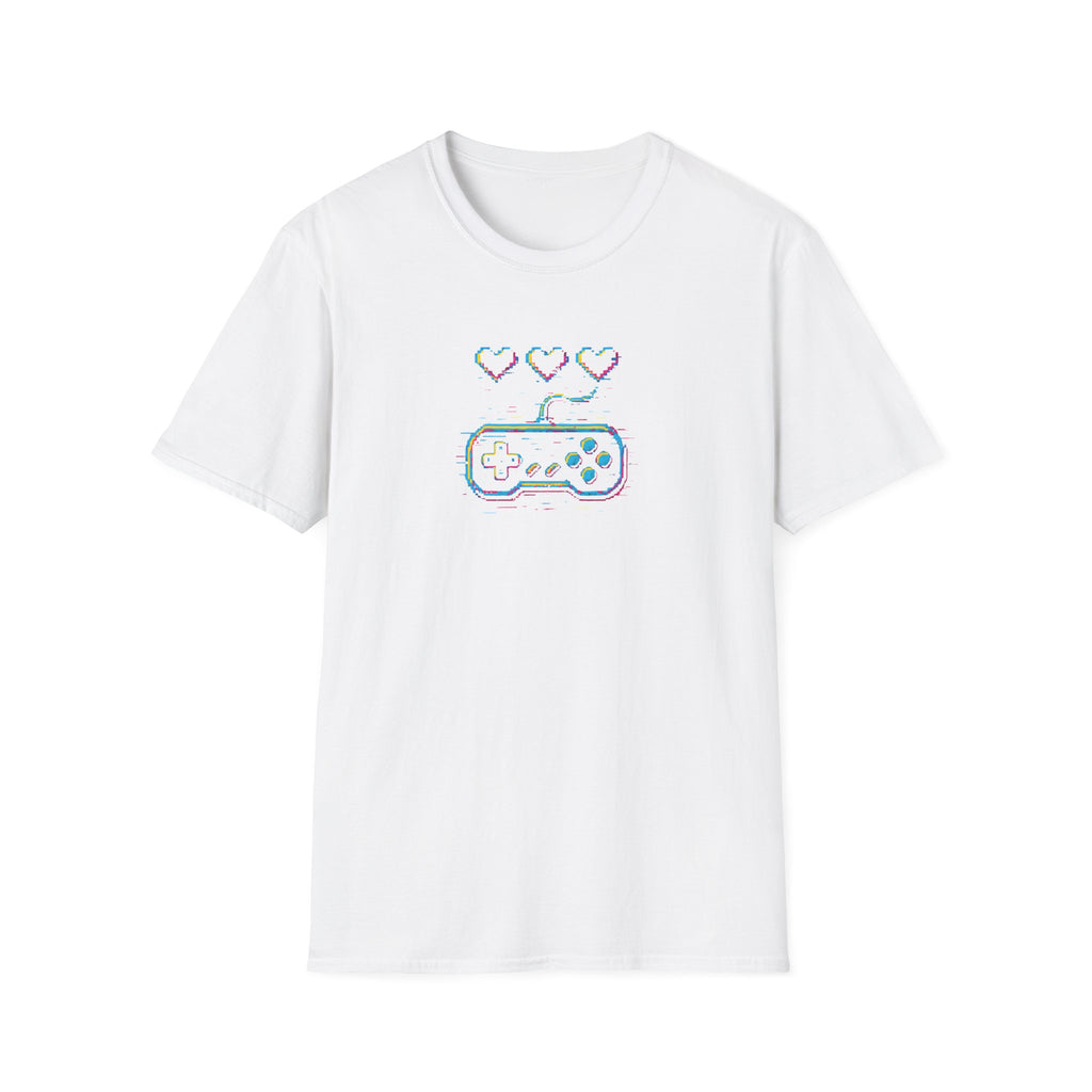 Three Hearts Gaming Controller T-Shirt
