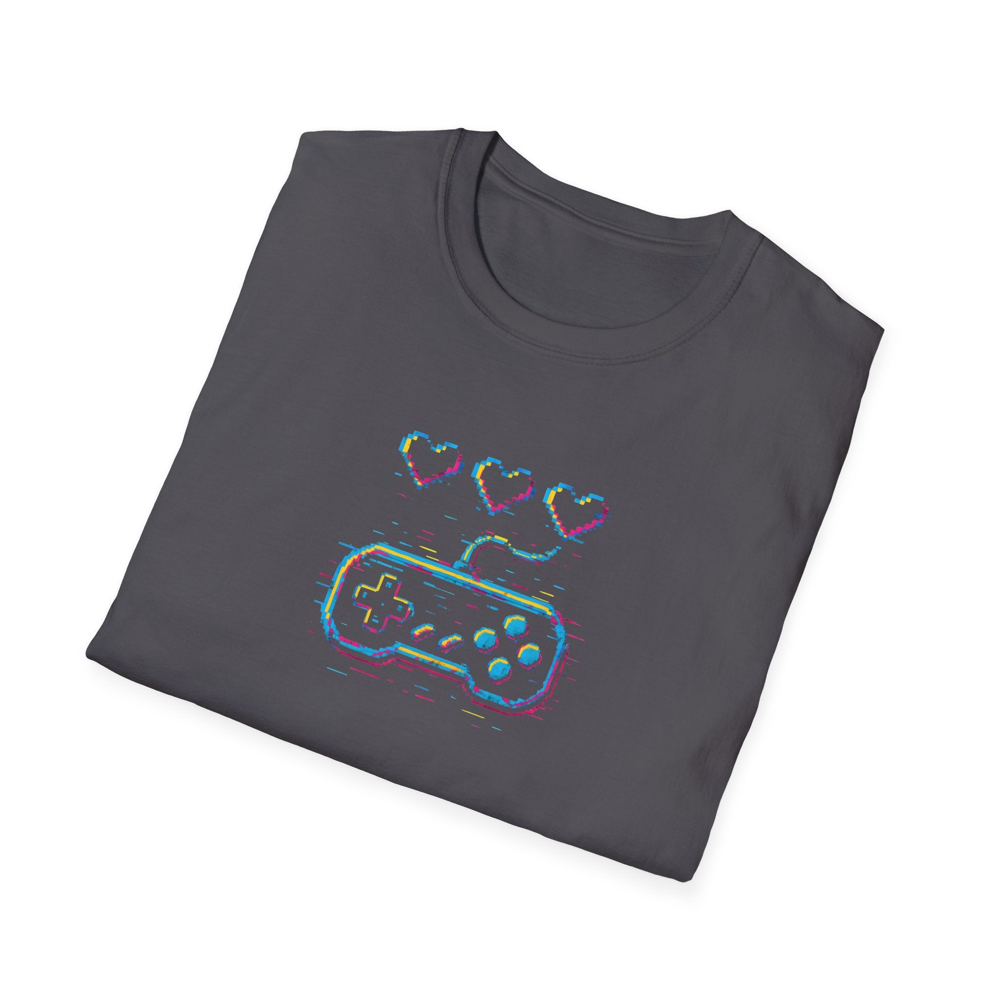 Three Hearts Gaming Controller T-Shirt