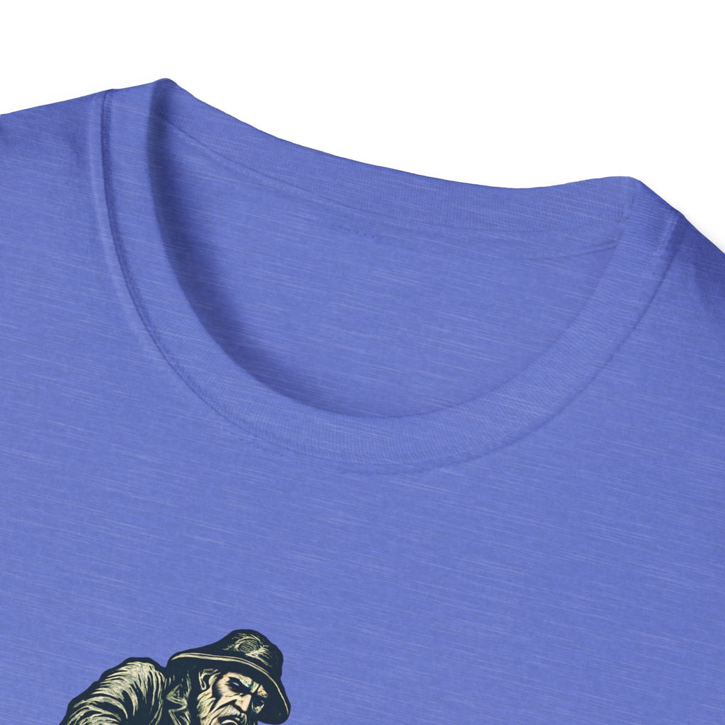 Fisherman Reeling Giant Fish T-Shirt