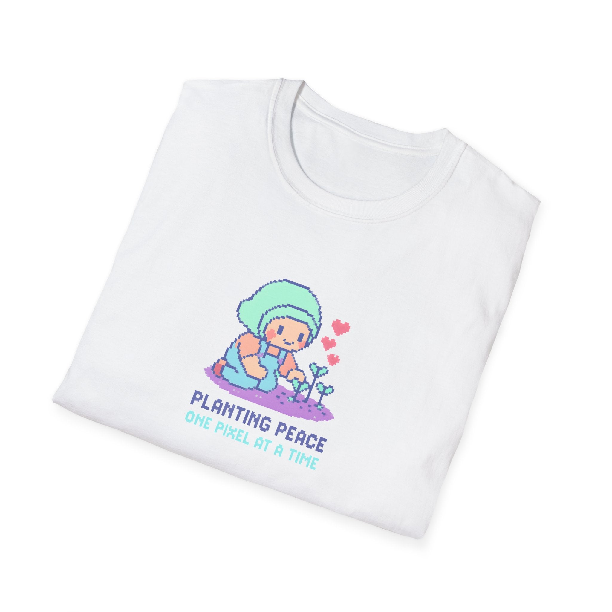 Planting Peace Pixel Art T-Shirt