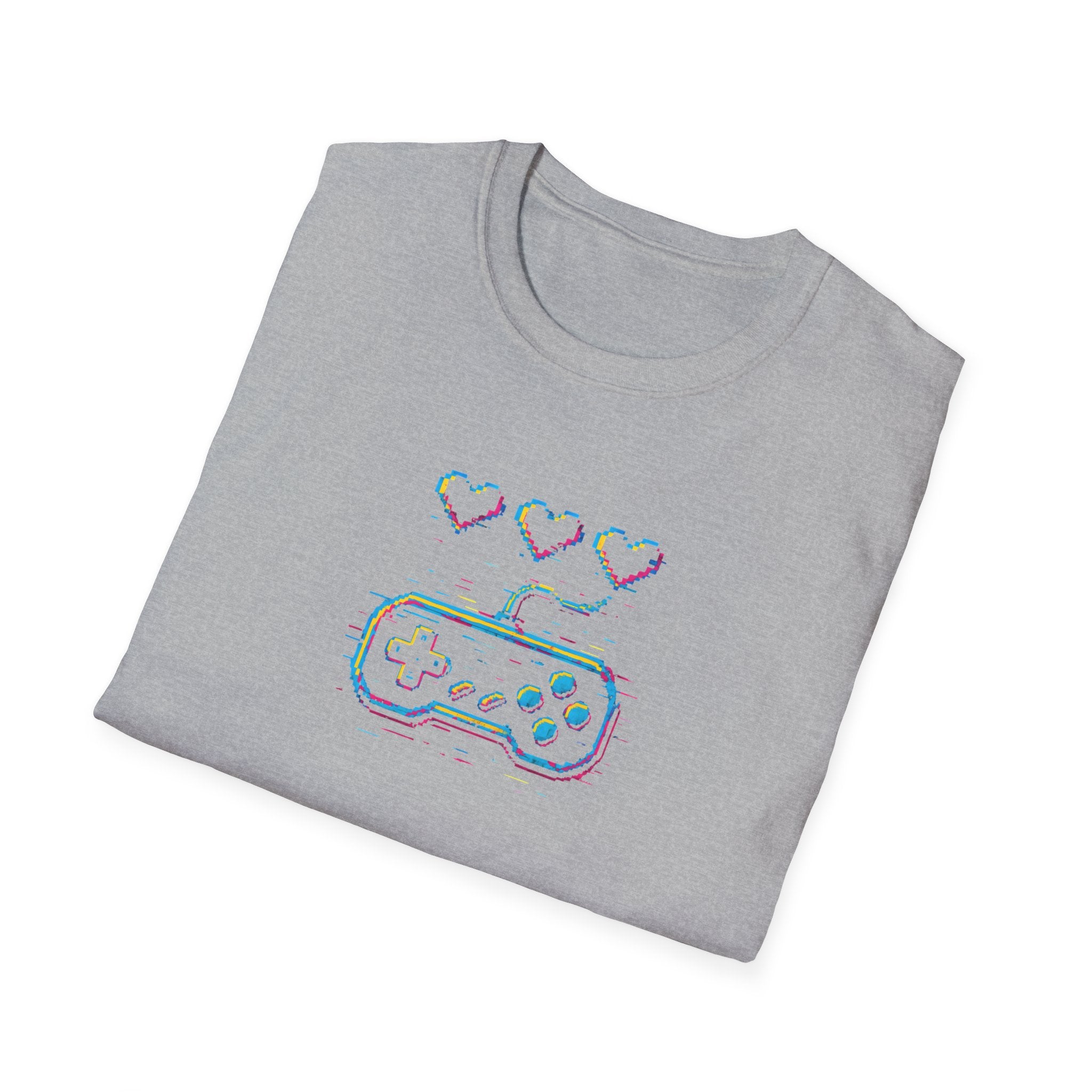 Three Hearts Gaming Controller T-Shirt