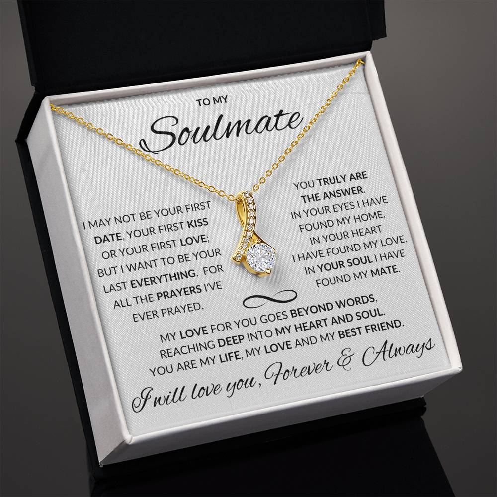 To My Soulmate-Alluring Beauty Necklace