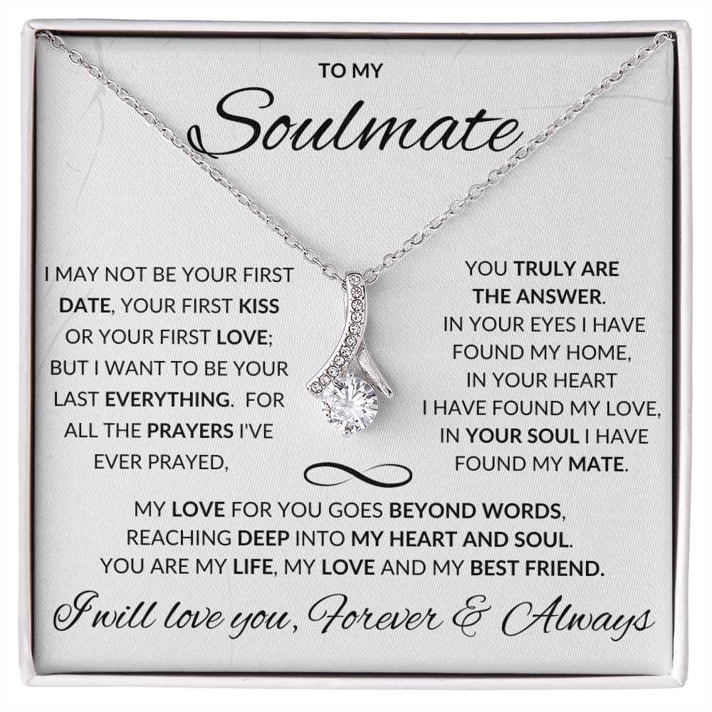 To My Soulmate-Alluring Beauty Necklace
