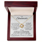 To My Soulmate-Love Knot Necklace