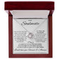 To My Soulmate-Love Knot Necklace