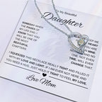 To My Beautiful Daughter-Love mom | Forever Love Necklace | Graduation | Birthday