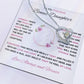 To My Bonus Daughter | Forever Love Necklace 1 | Graduation | Birthday