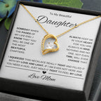 To My Beautiful Daughter-Love mom | Forever Love Necklace | Graduation | Birthday